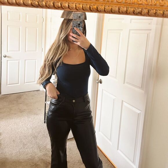 SHEIN Pants - SHEIN Leather Pants 🖤
